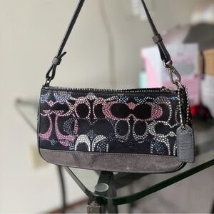 Coach Vintage Y2K Black Demi Shoulder Bag